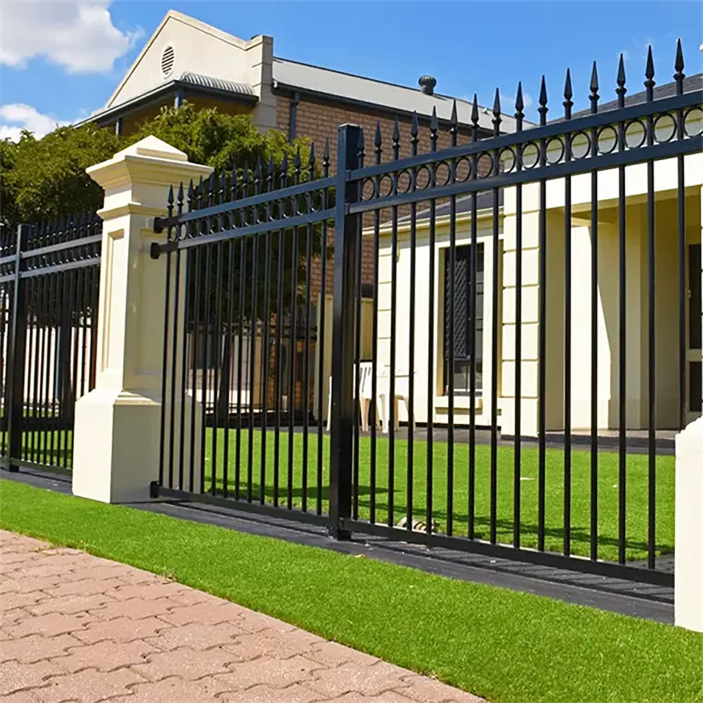 Decorative Wrought Iron Fence For Residential & Commercial Use