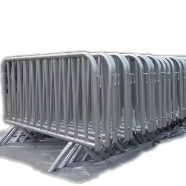 Galvanized Metal Crowd Barrier | Temporary Crowd Control Barrier