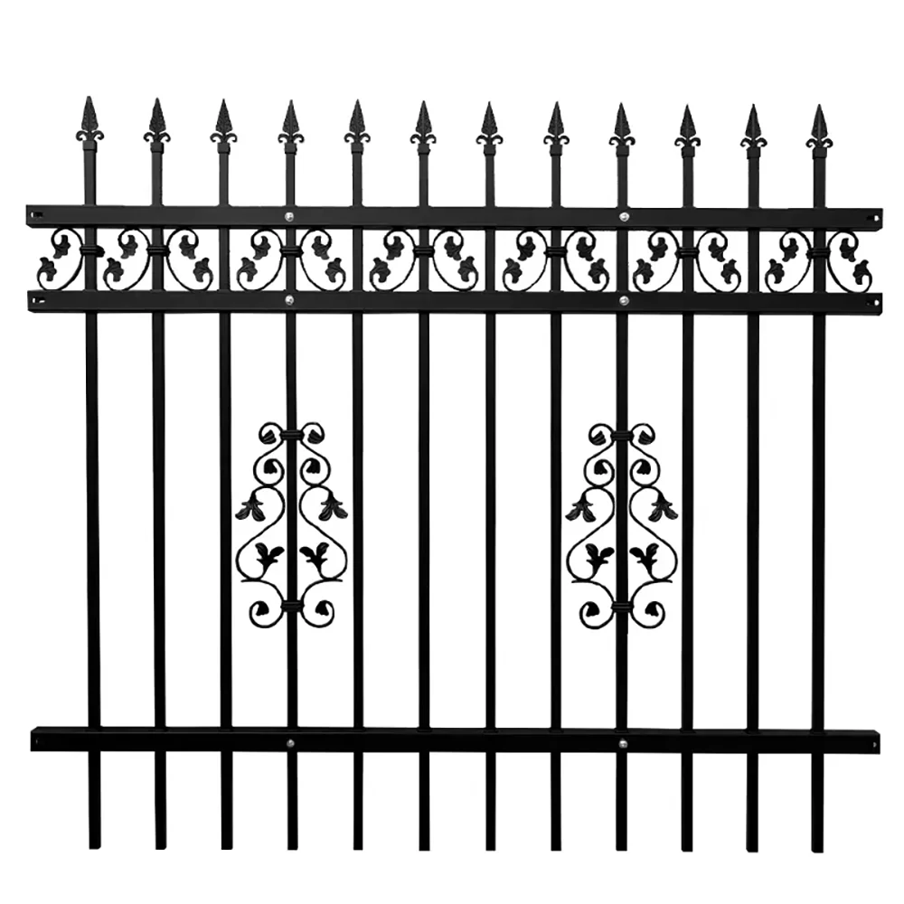 Decorative Wrought Iron Fence For Residential & Commercial Use